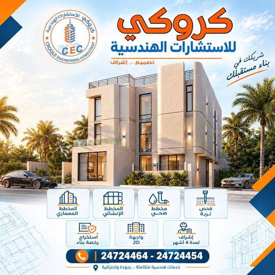 تصميم واجهة مشروع من كروكي 8